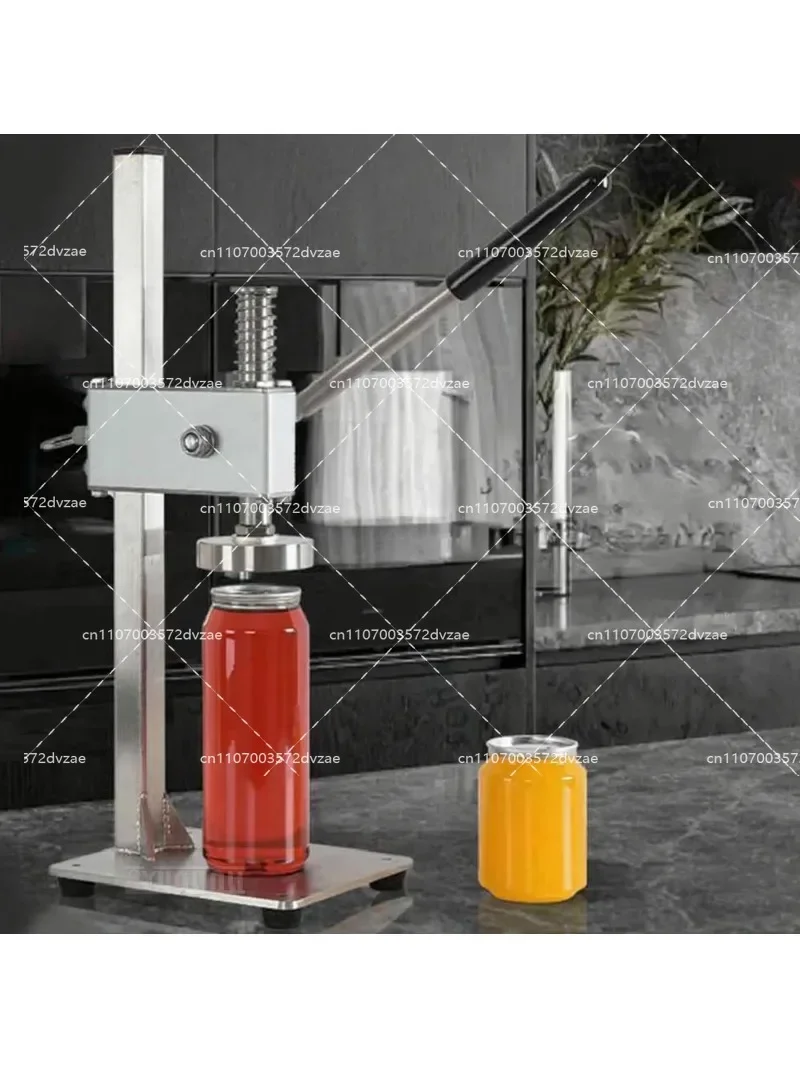Stainless Steel Cap Presser Automatic Sealing Machine for PET Bottles And Aluminum Cans - Compact Size for Home Use