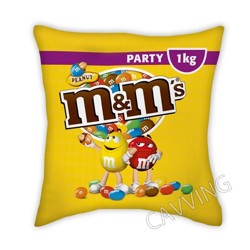 

Candy Snack Bag Chocolate Sauce 3D Printed Polyester Decorative Pillowcases Throw Pillow Cover Square Zipper Pillow Cases F02