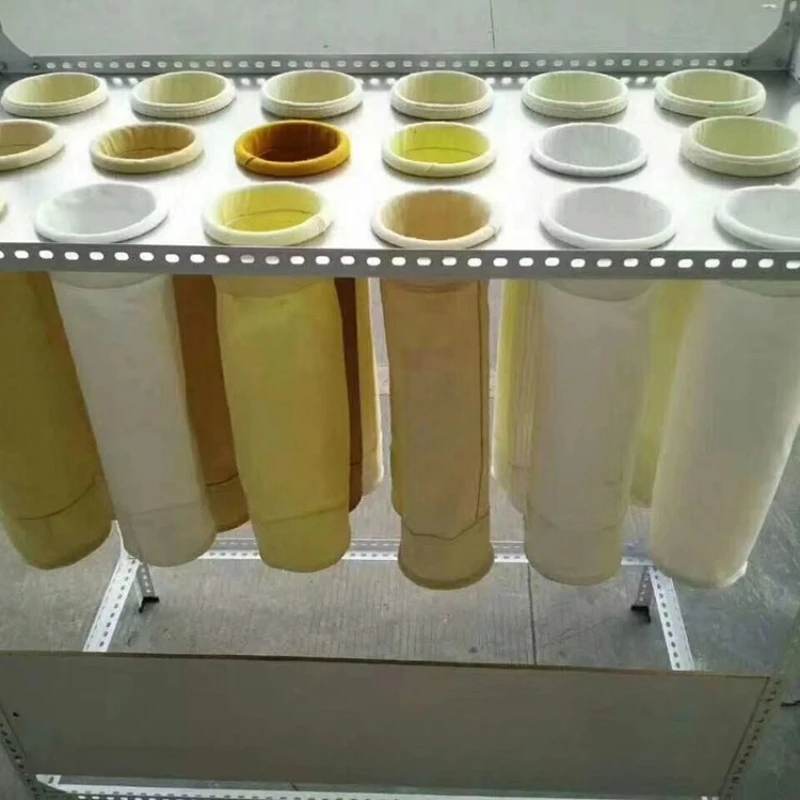 أكياس تجميع الغبار نبض ارتفاع درجة الحرارة البوليستر الصناعي إبرة لكمات أكياس تصفية مجمع الغبار #1