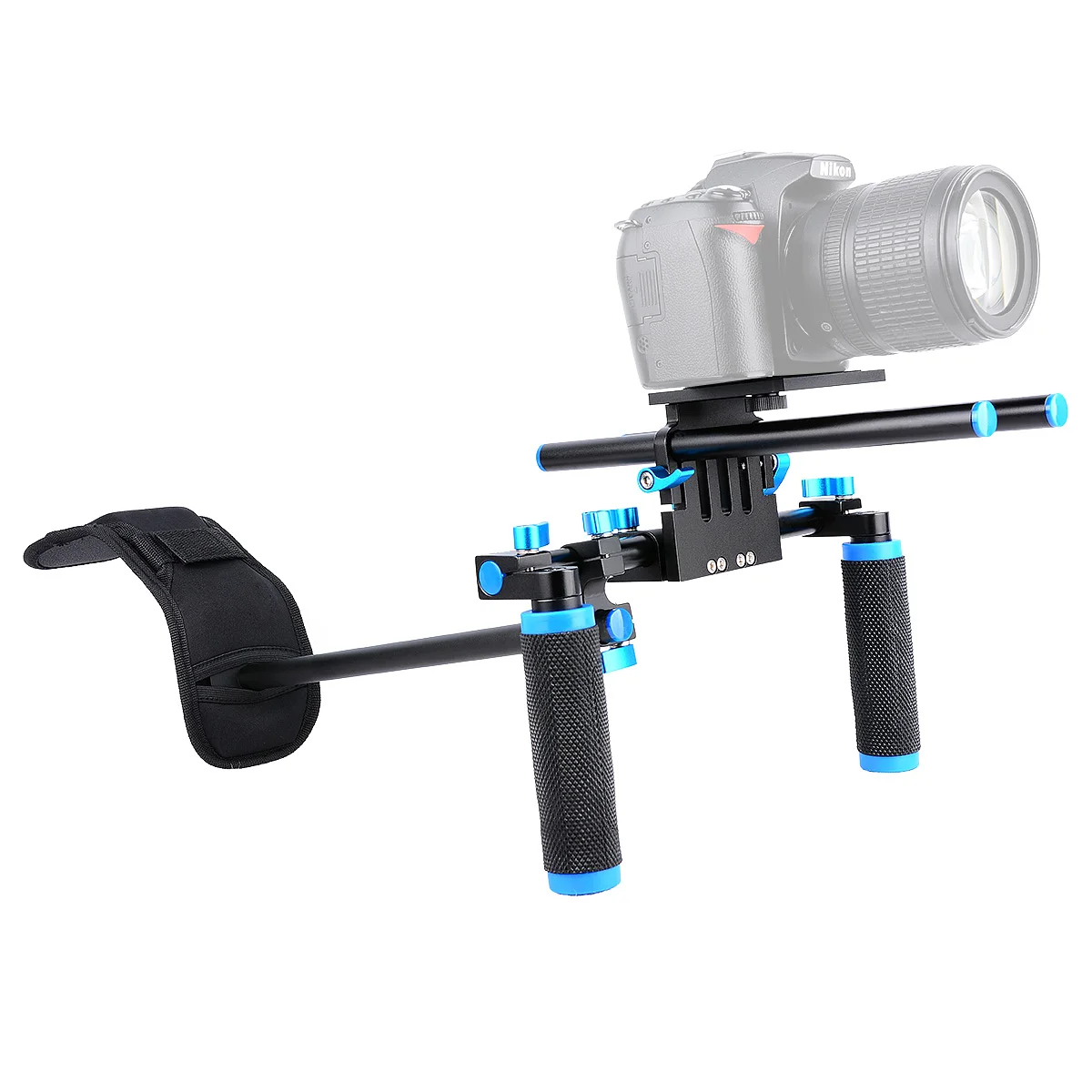 YELANGU D1 Professional DSLR Steadycam Video Shooting Shoulder Rig Photographic Stabilizers for Film Camera Equipment