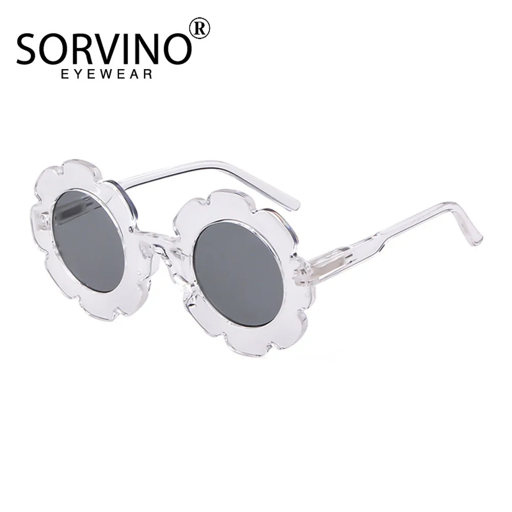 SORVINO Sun Flower Kids Sunglasses Children Colors Sunflower Sun Glasses UV400 Boys Girls Outdoor Cute Protection Kids Eyewear