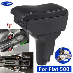 Car Armrest box For Fiat 500 armrest box For Fiat CRONOS Center Storage box Interior Dedicated Retrofit heighten Car Accessories