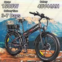 WALLKE X3 Pro MAX Electric Bicycle 1500W 48V44AH Samsung Battery Adult Electric Bike Hydraulic Disc Brake Mountain Riding E-bike