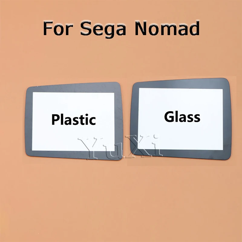 واقي عدسات مقاوم للخدش من YuXi ، غطاء شاشة زجاجي بلاستيكي ، غطاء عدسة بديل ، شاشة عرض Sega Nomad ، 1