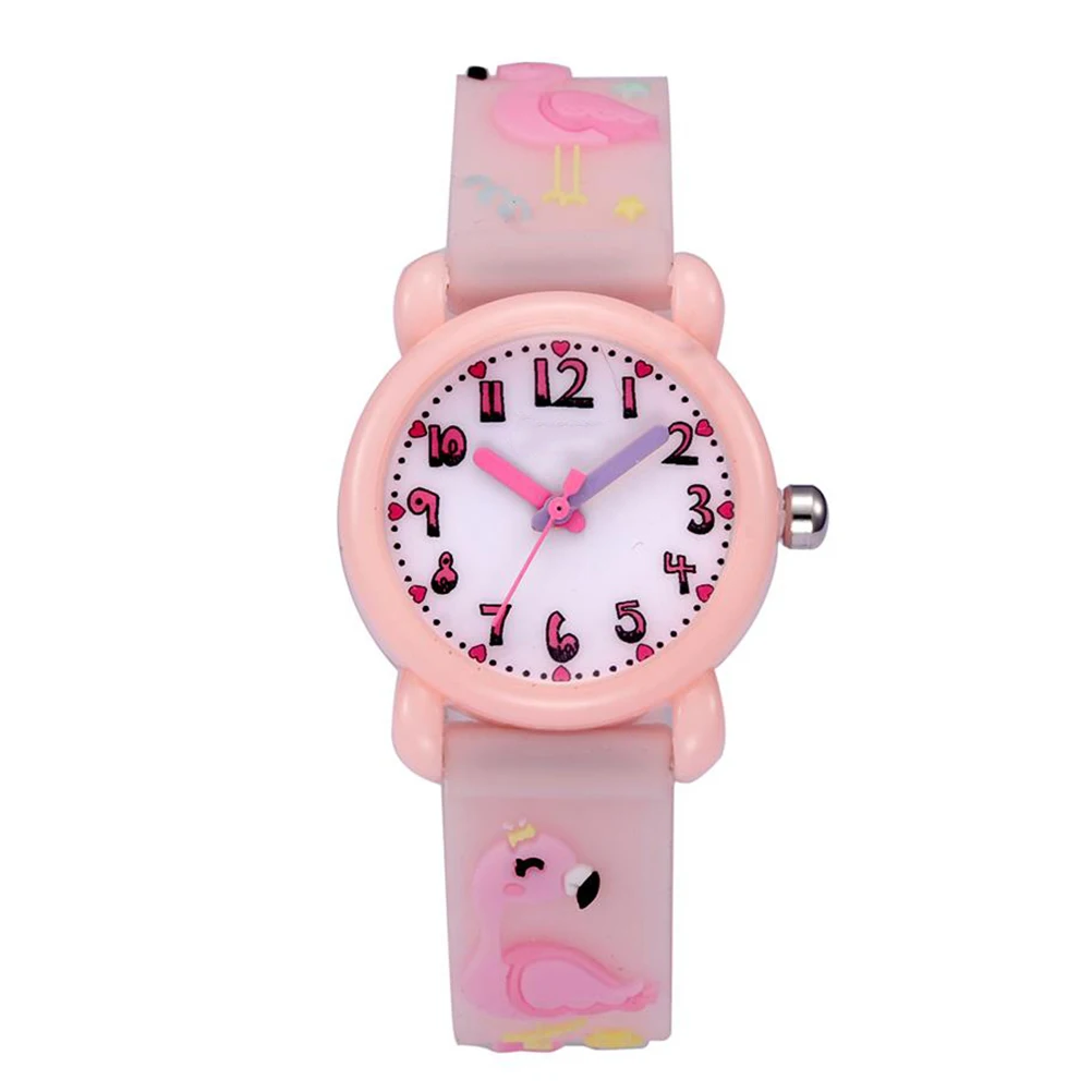 

's Cartoon Watch Flamingo Waterproof Watches for Cute Wrist Number