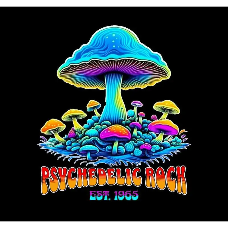 تي شيرت Psychedelic Rock PNG PDF Psych Music Lover
