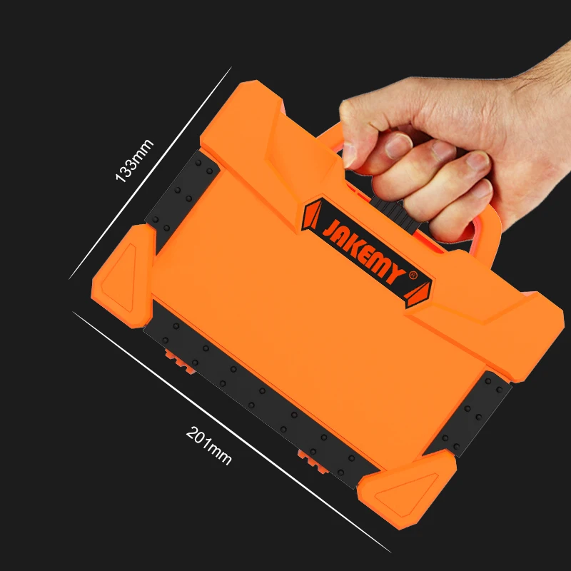 JAKEMY JM-8139 47-IN-1 Multifunktionaler CR-V-Treiber, Haushaltshandwerkzeug, Schraubendreher, OEM-Werkzeugkasten-Set für elektronische DIY-Reparatur