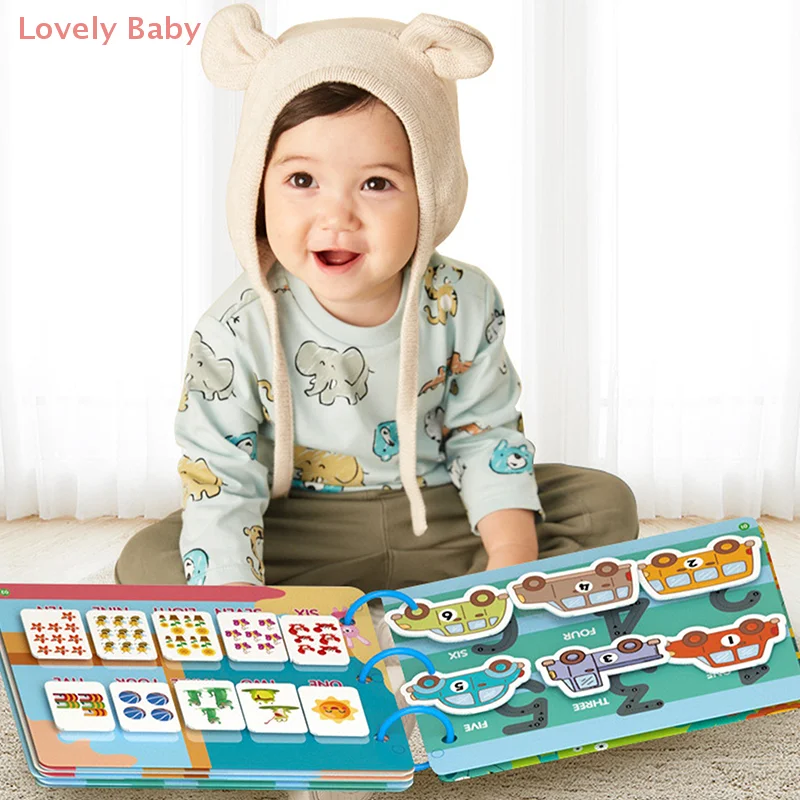 【BBS】ملصقات مشهد مونتيسوري للأطفال ألغاز يدوية قابلة لإعادة الاستخدام كتب كرتونية تعلم الإدراك ألعاب للأطفال هدية #2