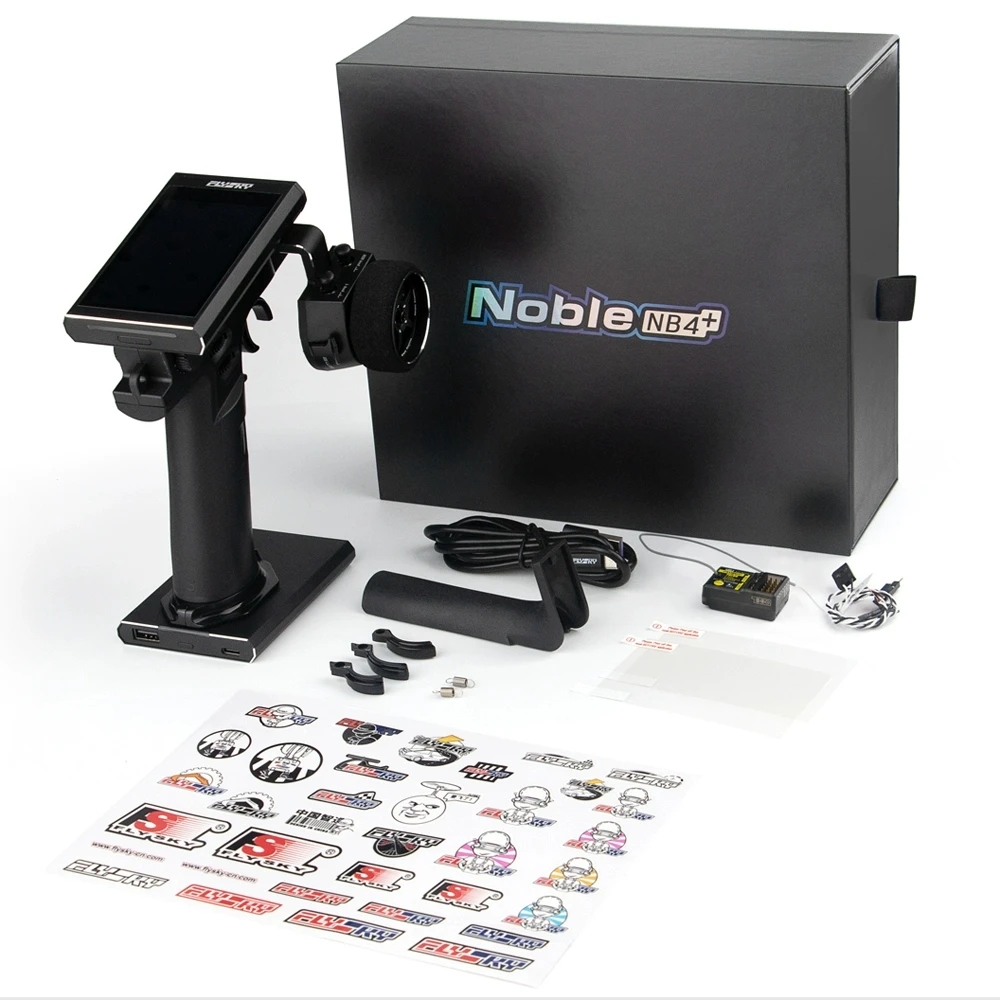 FlySky Noble NB4+ New Stytle 8-Channel 2.4G Color Touch Screen Radio Control Transmitter For RC car