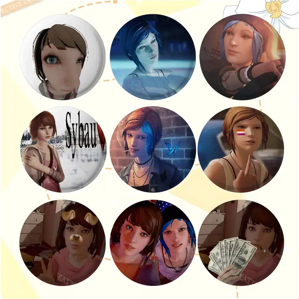 Cool Game L-Life Is Strange Cover Brooches Funny Meme Badge Fashion Jewelry Gifts