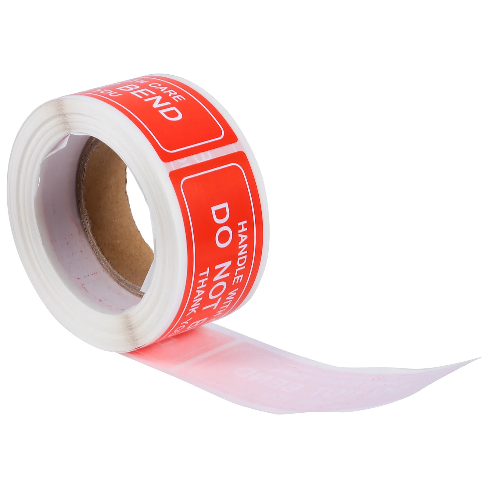 

150 Pcs/Roll Label Adhesive Warning Sign Stickers for Shipping Handle with Care Labels Thank You Copper Plate