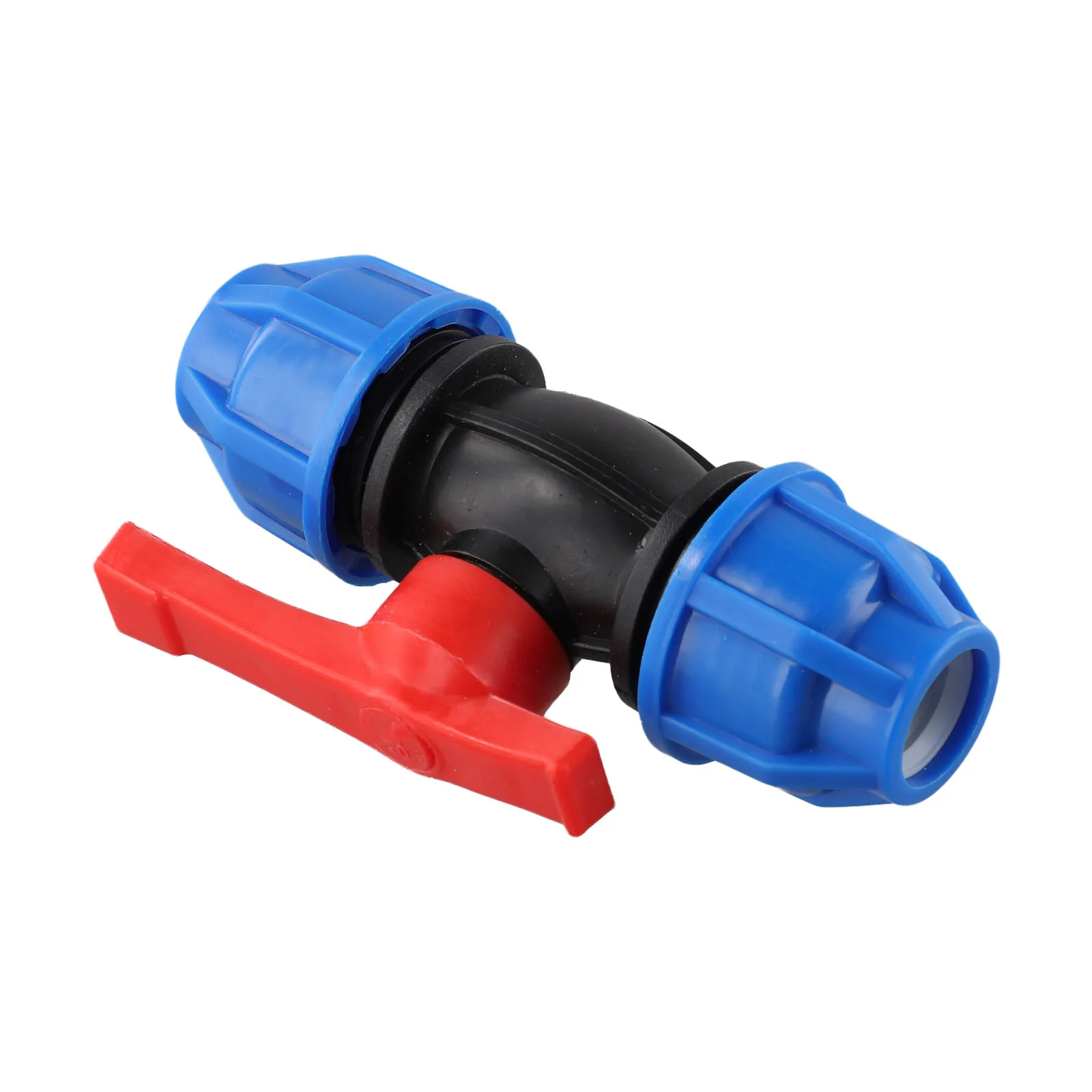 20/25/32mm Stop Tap Valve PE Ball Valve Water Pipe Compression End Fitting Plastic Stop Tap Valve For Gardens Greenhouses