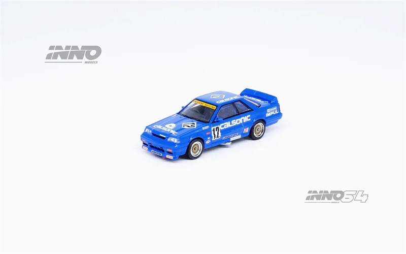 Inno 1:64 Nissan skyline GTS-R (r31) #12 calsonic jtcc 1987 diecast model toys