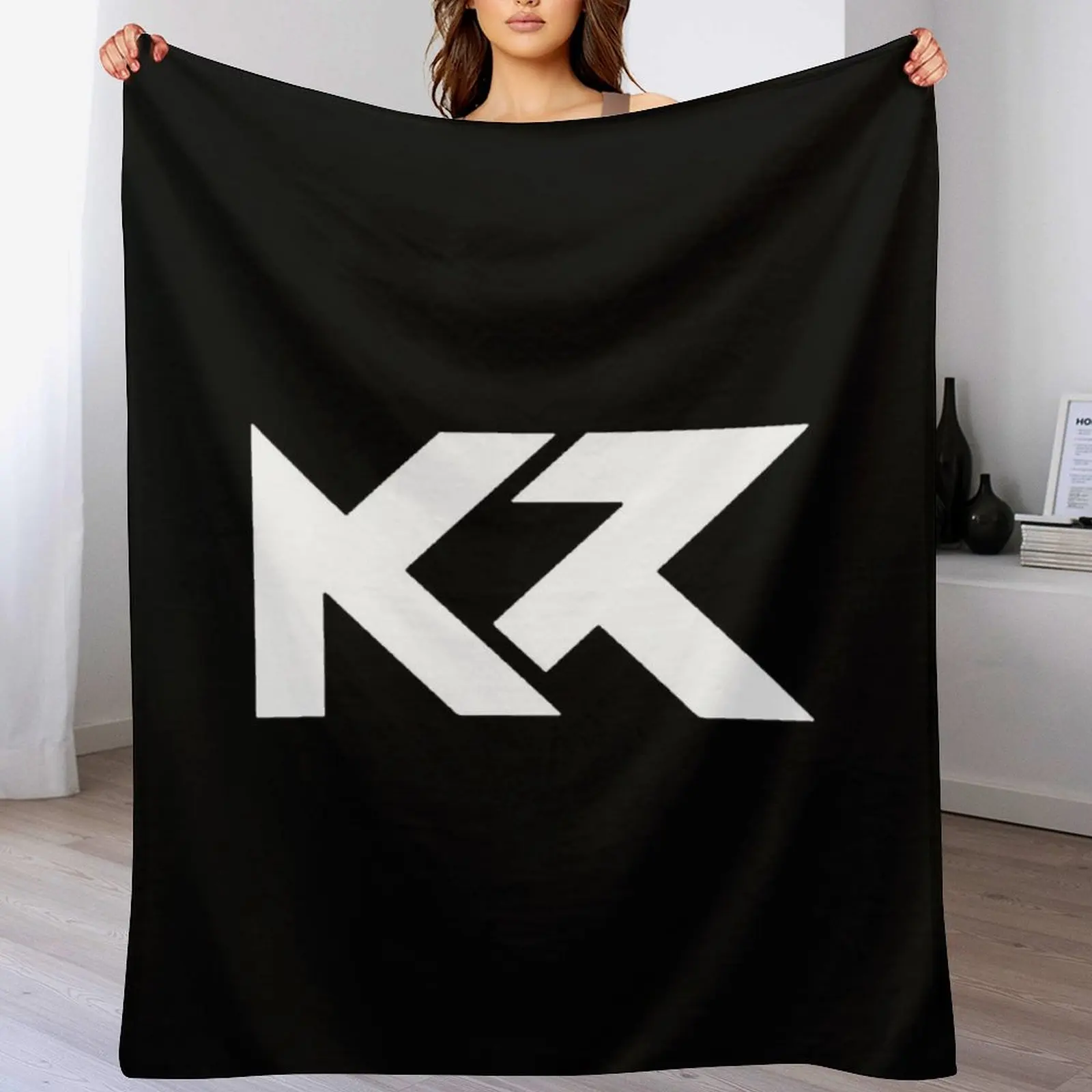 

Ken Roczen Merch Logo Throw Blanket Soft Plaid Giant Sofa Softest Personalized Gift Blankets