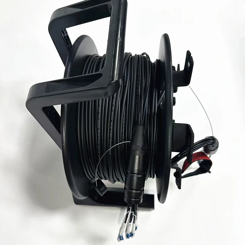 نشر المجال أحادي الوضع، سحب الكابلات الضوئية، مرنة، الألياف الضوئية LC/SC/FC كابل وضع السيارة، 120 م، 150 م، 200 م #6