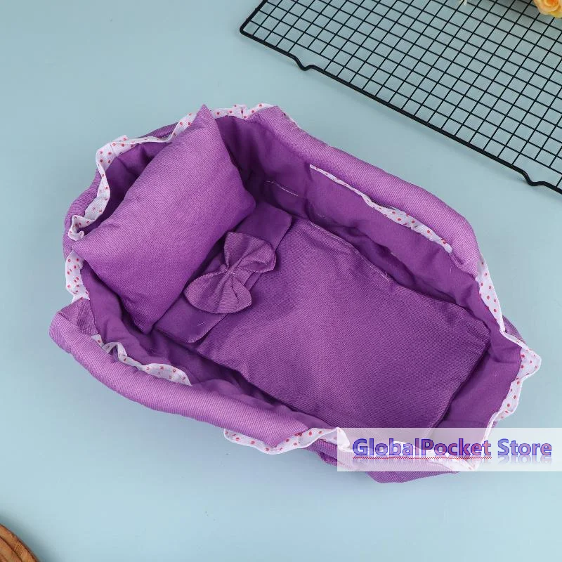 [TG823]Adaptable For Dolls Under 35cm Cute Hand-pull Basket Design For Dress-up Doll Dollhouse Accessories Girls' Toys Gifts view 4