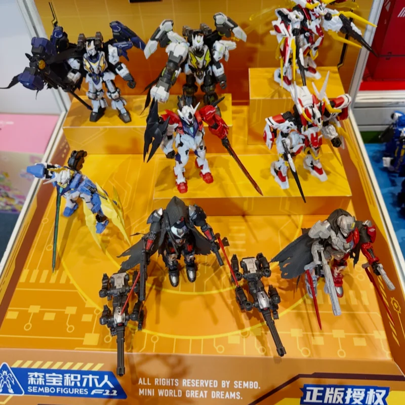 

New Original Senbao Building Blocks Joint Line BAFFARION TASTIER Toy Anime Peripheral Deformable Building Blocks Blind Box Gift