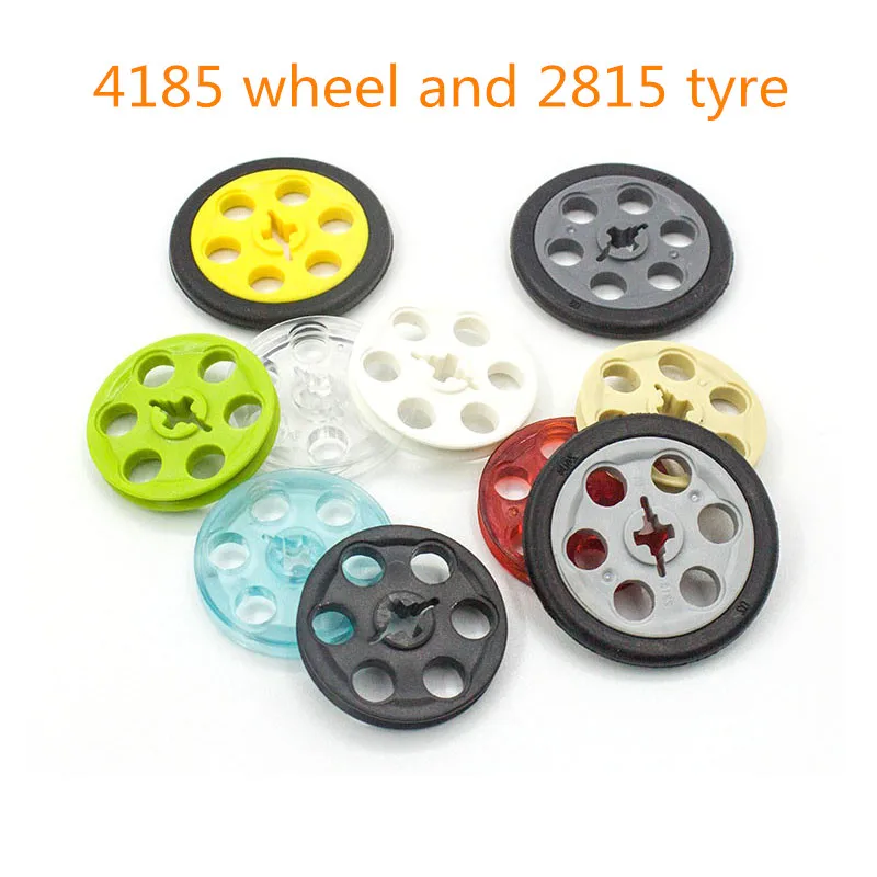 Buildings Blocks 4185 Wedge Belt Wheel (Pulley) For 2815 Tire High-Tech Wedge Belt Wheel GBC Toy MOC Set