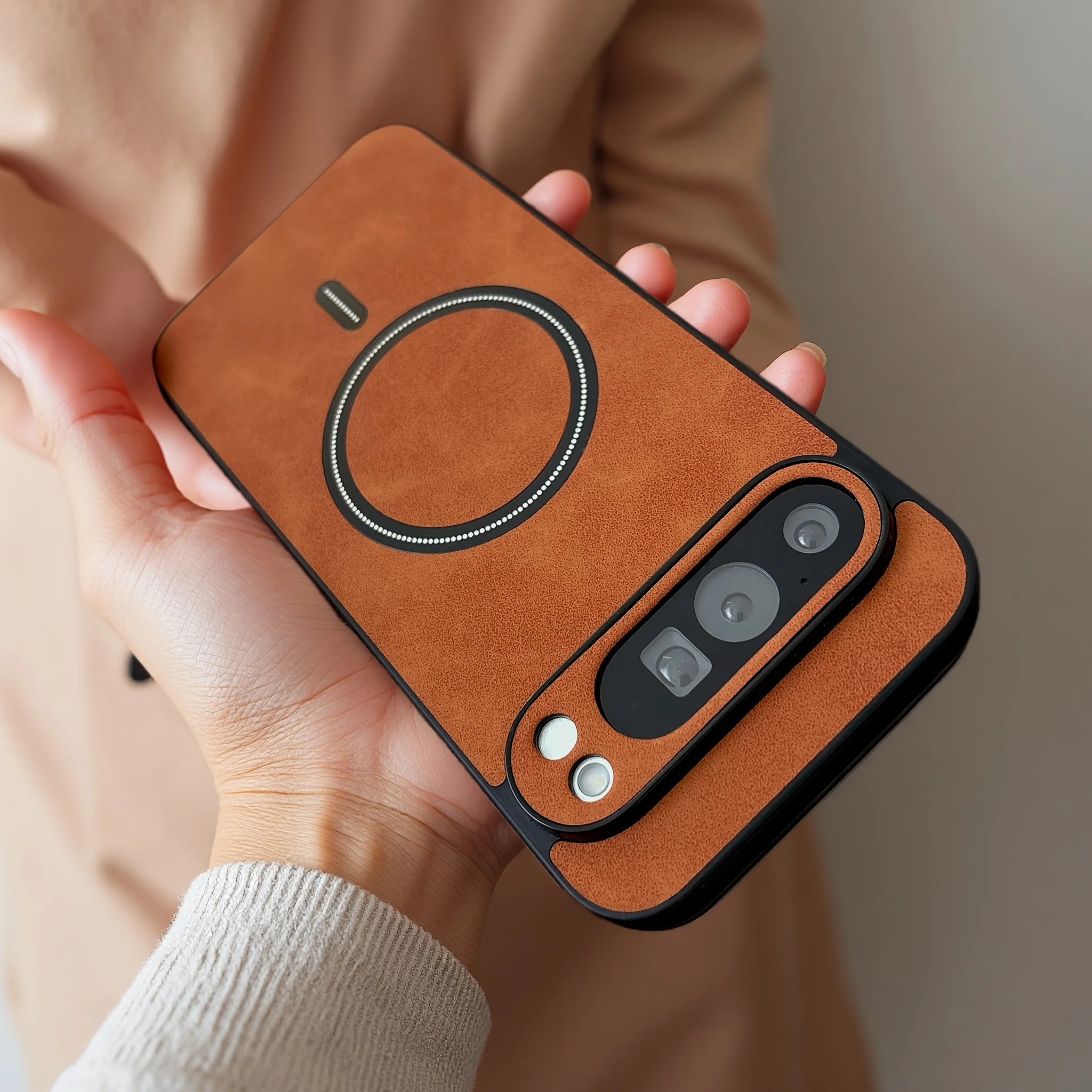 High End Business Lightweight Soft Border Magnetic Phone Case for Google Pixel 11 10 9Proxl Wireless Charging Hard Back Cover view 5