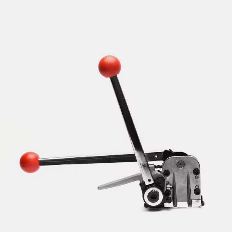Nova ferramenta de embalagem de cinto de aço manual gd35, ferramenta de combinação manual sem fivela, máquina de embalagem de cinto de aço é adequada para 13-19mm