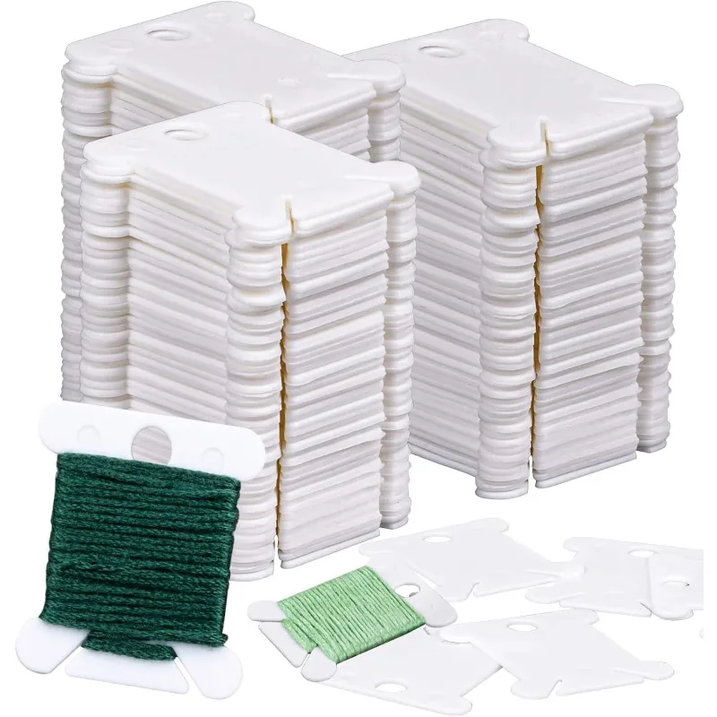 20 قطعة/الوحدة البلاستيك البكر الخياطة الموضوع حامل مُنظِم التطريز الخيط بطاقة التخزين Craft بها بنفسك الحرفية عبر غرزة الخياطة اكسسوارات