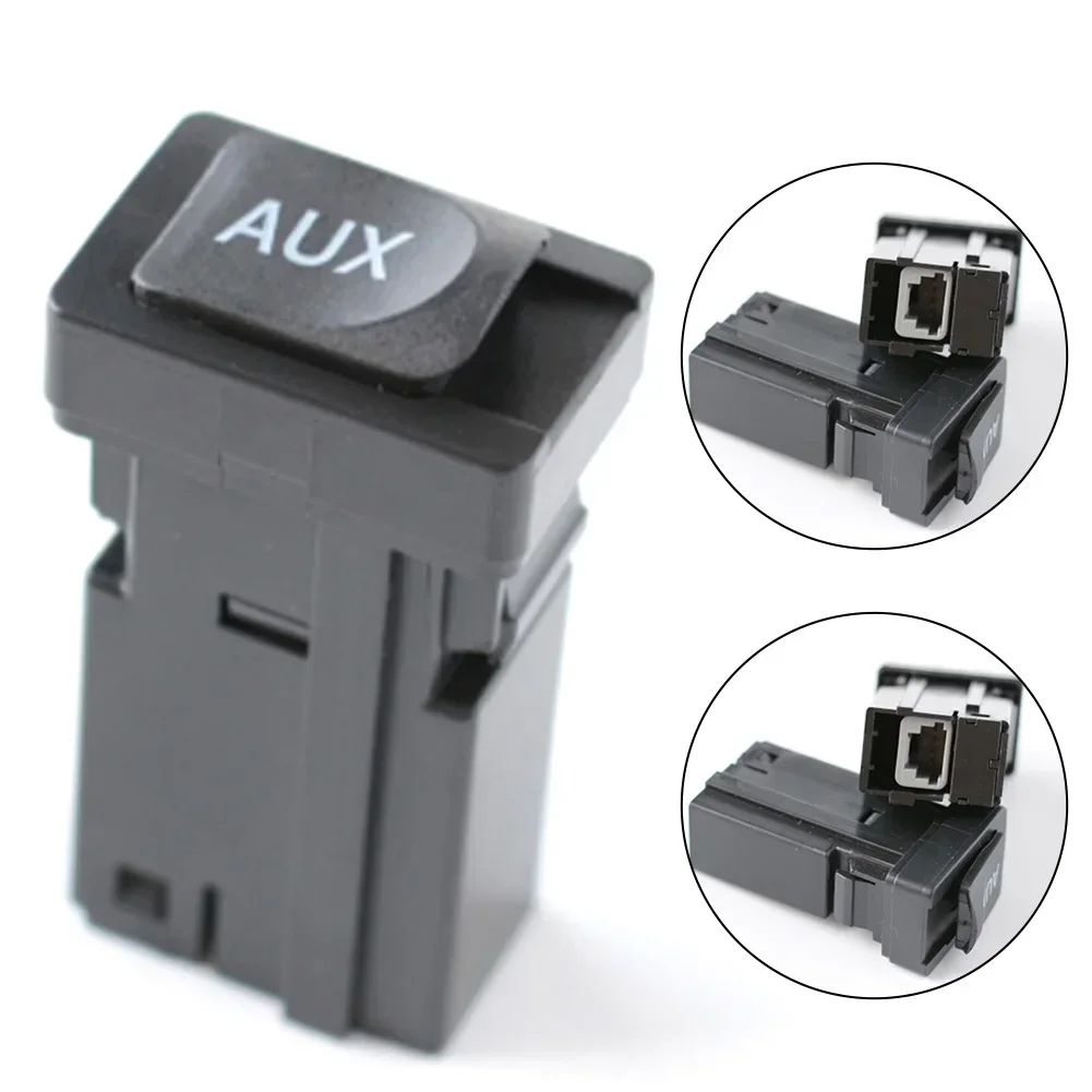 Car AUX Interface Stereo Audio Socket Easy Installation Non-Deformed Quick Access Reliable Performance Wear-Resistant