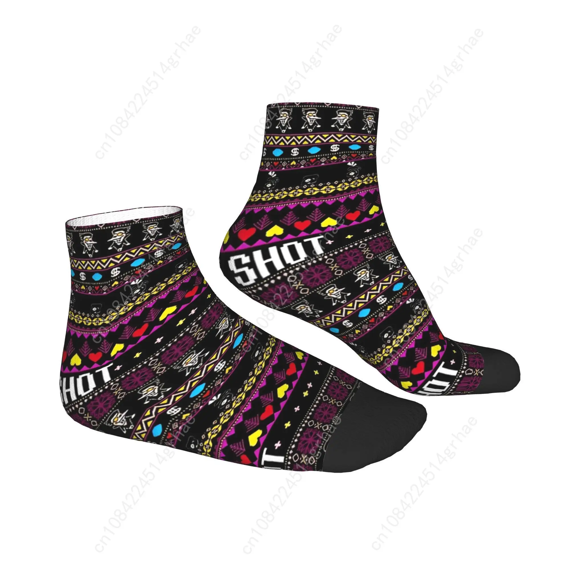 Spamtons BIG SHOT Kromer Krismas Deltarune Ankle Socks  Graphic Socks Spring Non Slip Climbing Breathable Sock For Adults Men