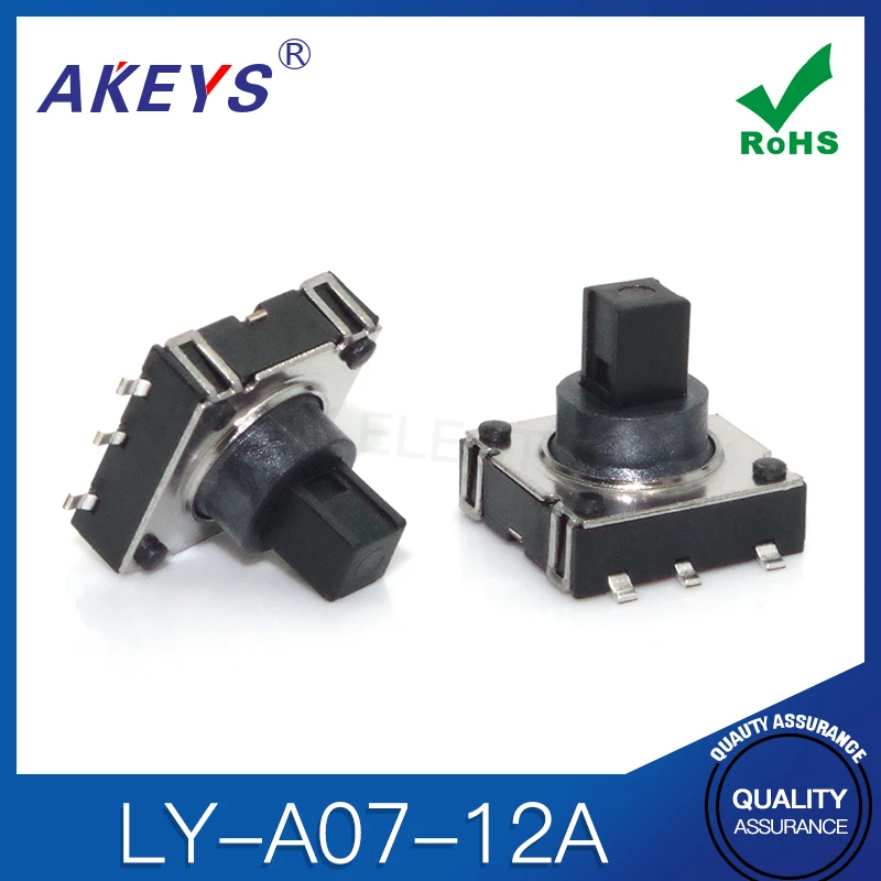 5pcs FT-008-12A Multifunctional Five way Switch 6-pin Patch Touch Micro Reset Navigation Button A07-12A