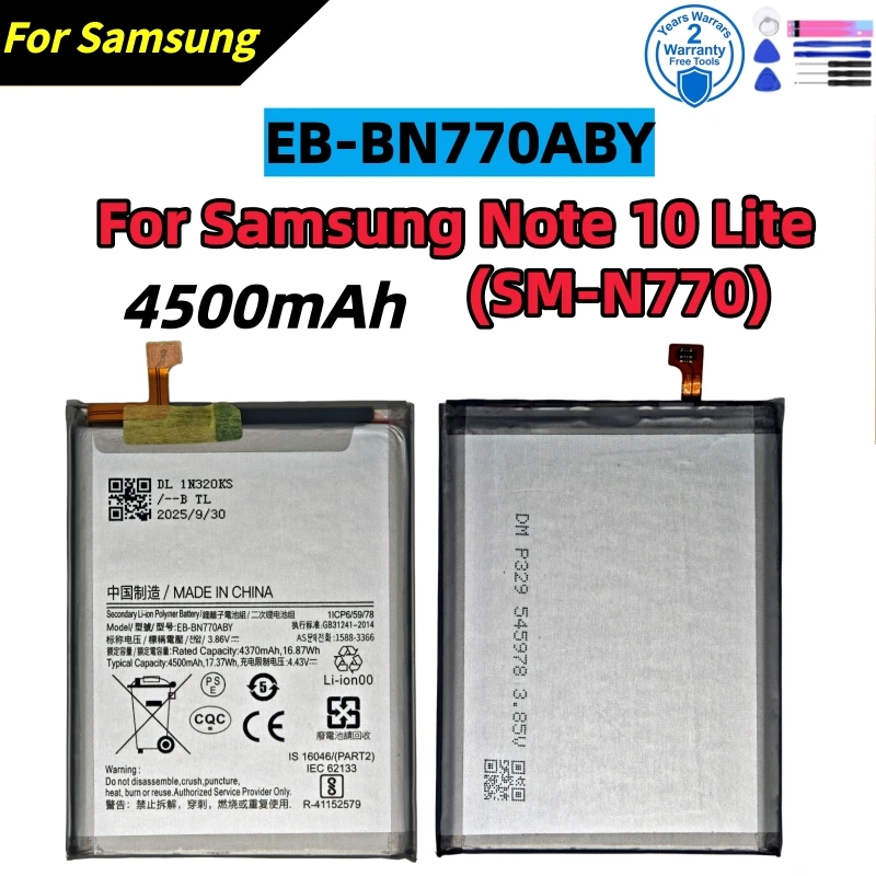 New High quality For Samsung Galaxy Note 8 9 10 Plus 10 Lite 20Ultra EB-BN950ABE BN960ABE BN985ABY Phone Batteries Fast Shipping