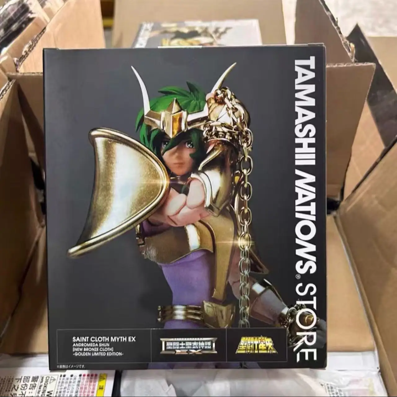 ในสต็อก BANDAI Holy Cloth Myth TNT Andromeda Shun อะนิเมะ Action Series รูปของขวัญของเล่นสําหรับคอลเลกชันเด็ก