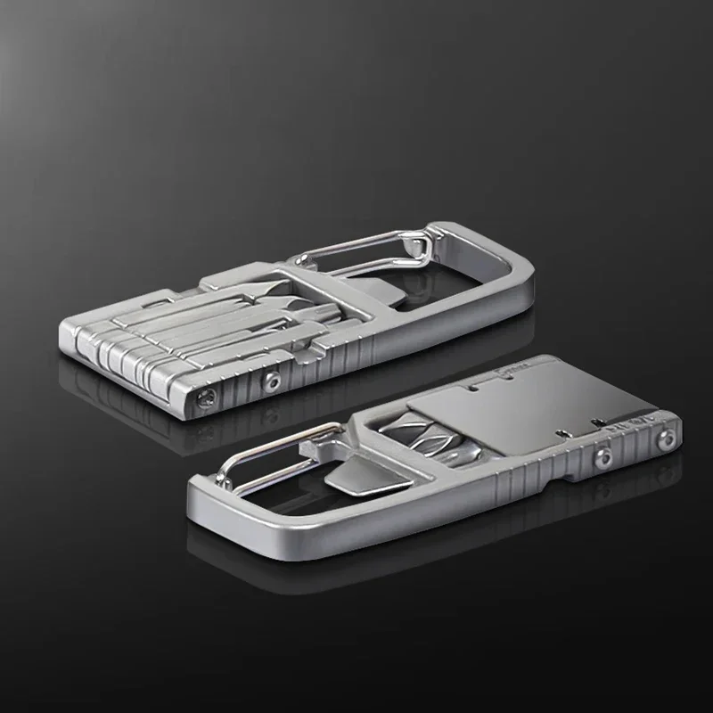 1PCS NEW Beer Bottle Opener Hanging Buckle Camera Tool Folding Hexagonal Straight Cross Screw Unboxing Cutting Tools