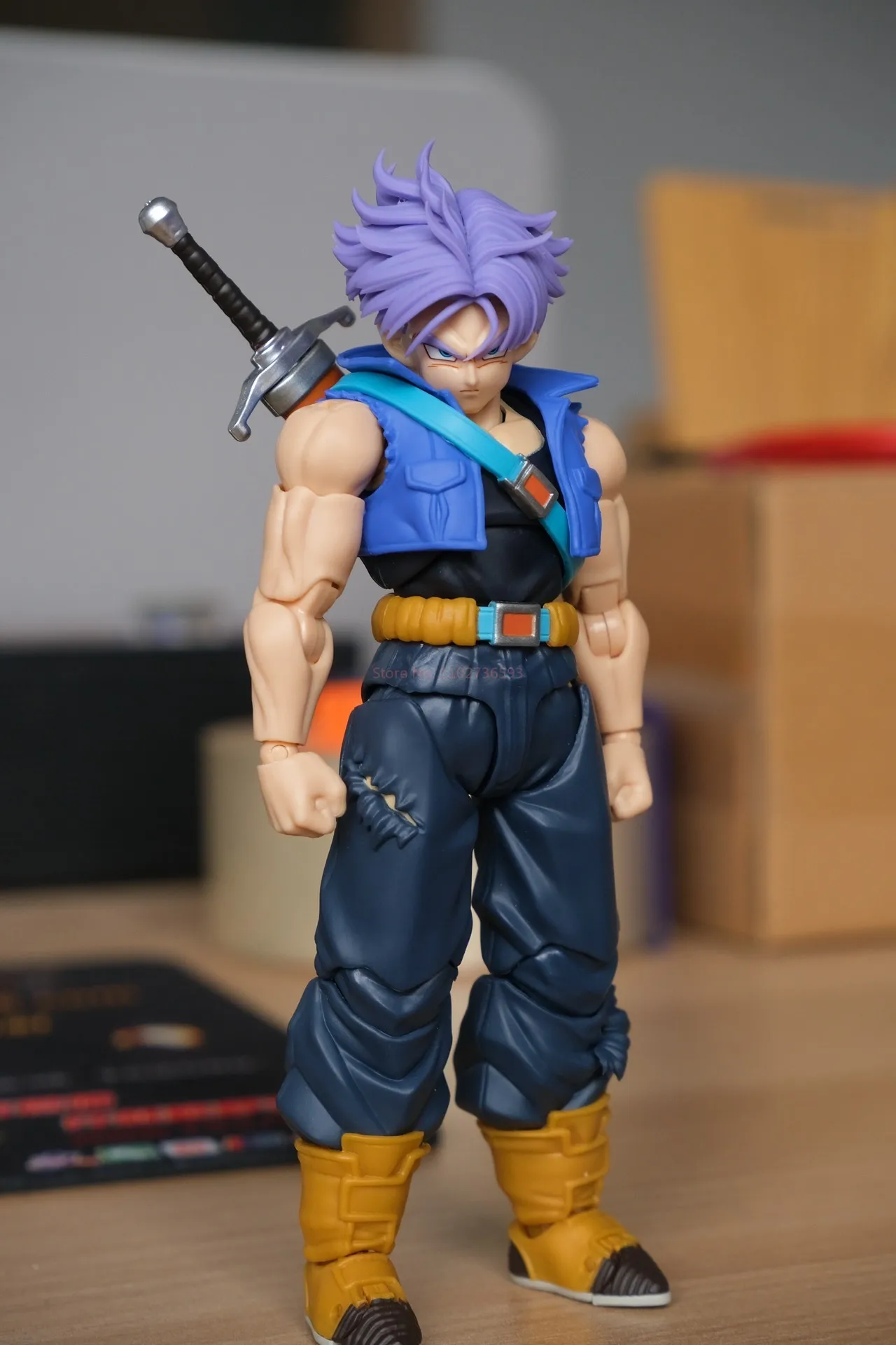 En Stock Shf Dragon Ball Z Futuretrunks 3,0 accesorios cabeza esculpida accesorios Anime colección figuras modelo Juguetes