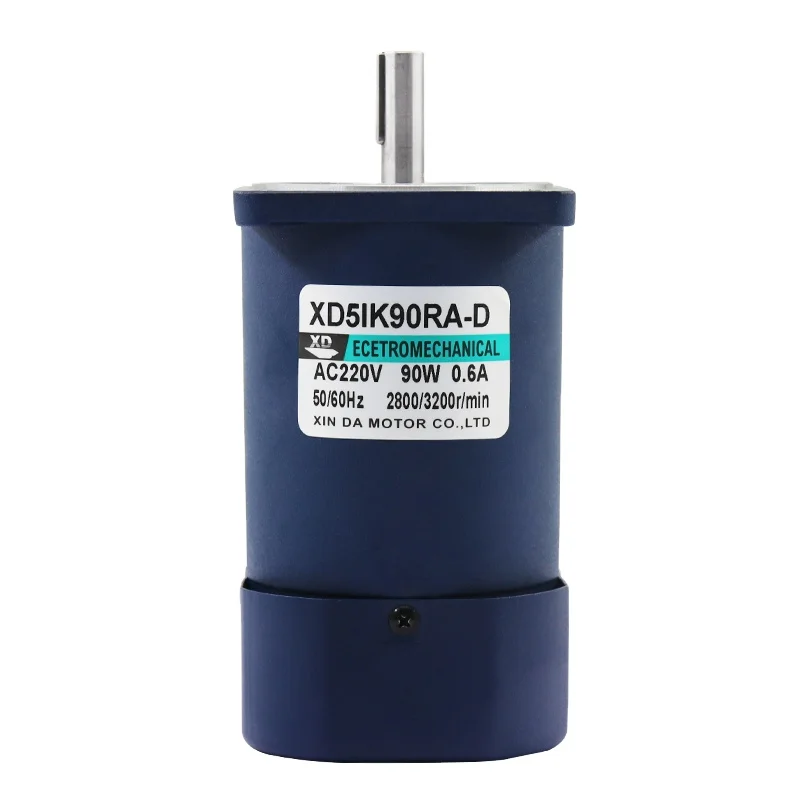 90W AC Speed Regulating Motor 220VAC1400 Rpm High Speed Adjustable Positive and Negative Motor Motor with Positive and Negative