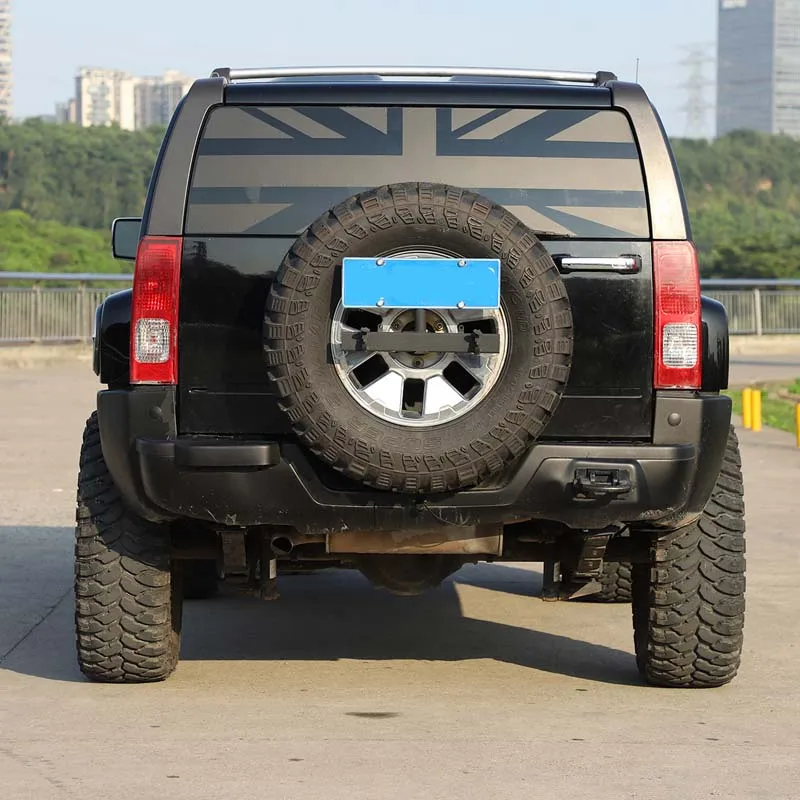 صالح ل هامر H2 2003-2009 سيارة التصميم البلاستيكية نافذة السيارة الخلفية النوافذ الجانبية الزجاج الأمامي الرسم ملصق لاصق لامع ورائع اكسسوارات السيارات #4