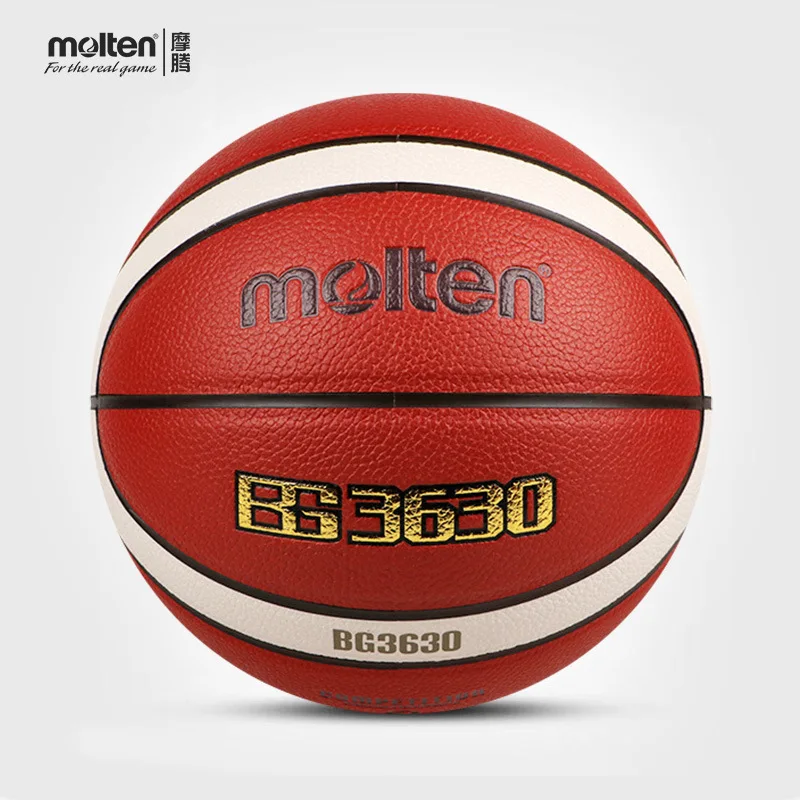 

Molten Standard Men's Adult PU Soft Leather Butyl Liner Indoor and Outdoor Durable Basketball B7G3630