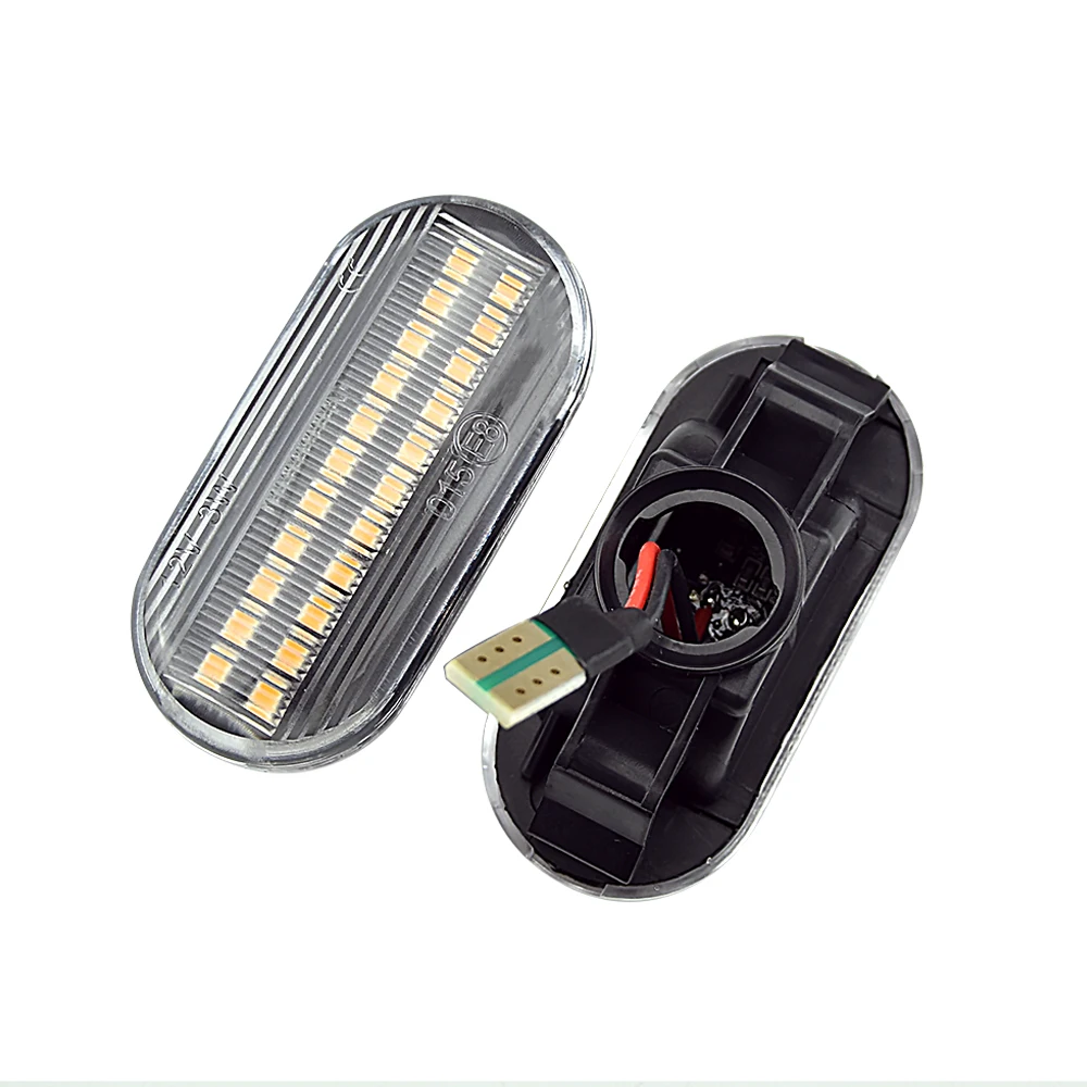 

For Nissan Navara D40 Pick-Up 2005-2019 2pcs LED Flowing Turn Signal Light Dynamic Blinker Side Marker Lamp