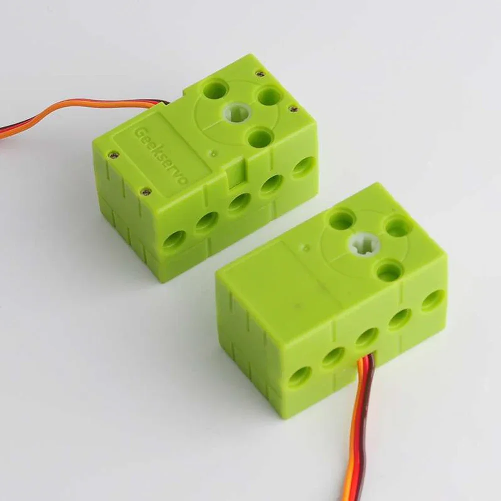 0.7KG Torque Green Geekservo 360° Continuous Rotation Geek Servo PWM Control for Legoeds Microbit Arduino RC Models