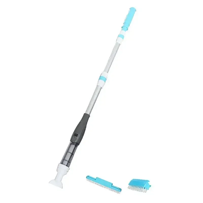 مكنسة كهربائية صغيرة لتنظيف سفلي السمك، شفط لاسلكي لحمام السباحة