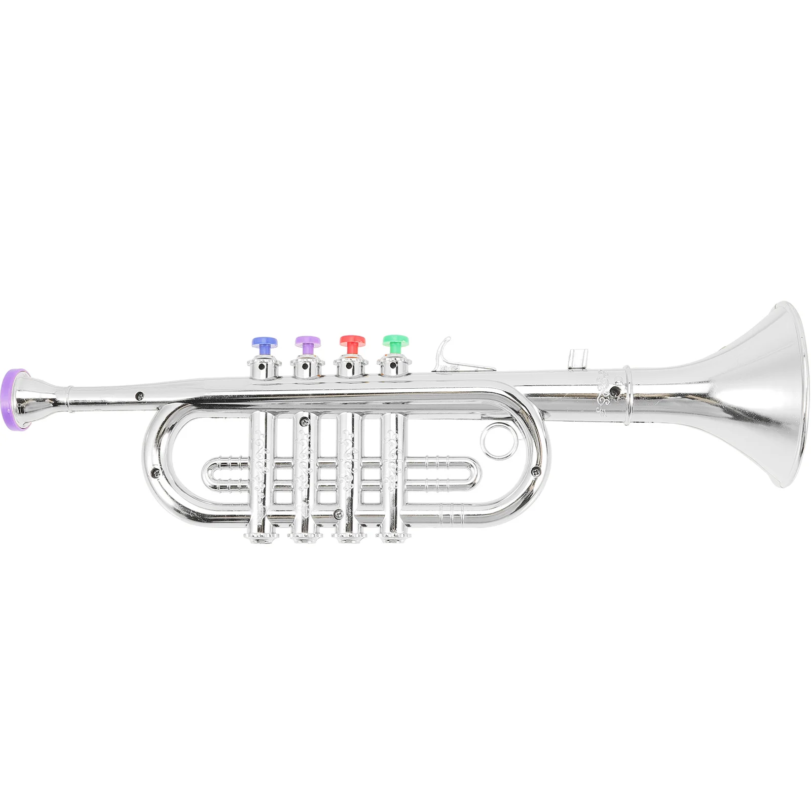 Kids Toys Trumpet Children Instrument Musical Plaything Early Educational Silver Baby