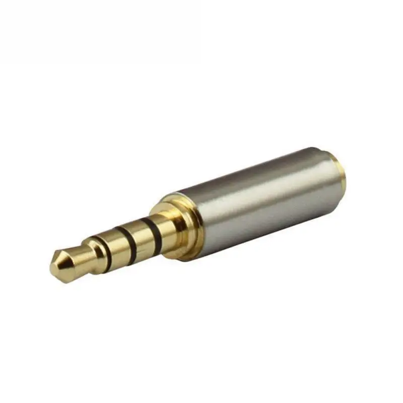 3 5 Headphone Plug Metal 2.5 Four-level Connector To 3.5 Interface Connector To 2.5 Interface Adapter Digital Cables Accessories