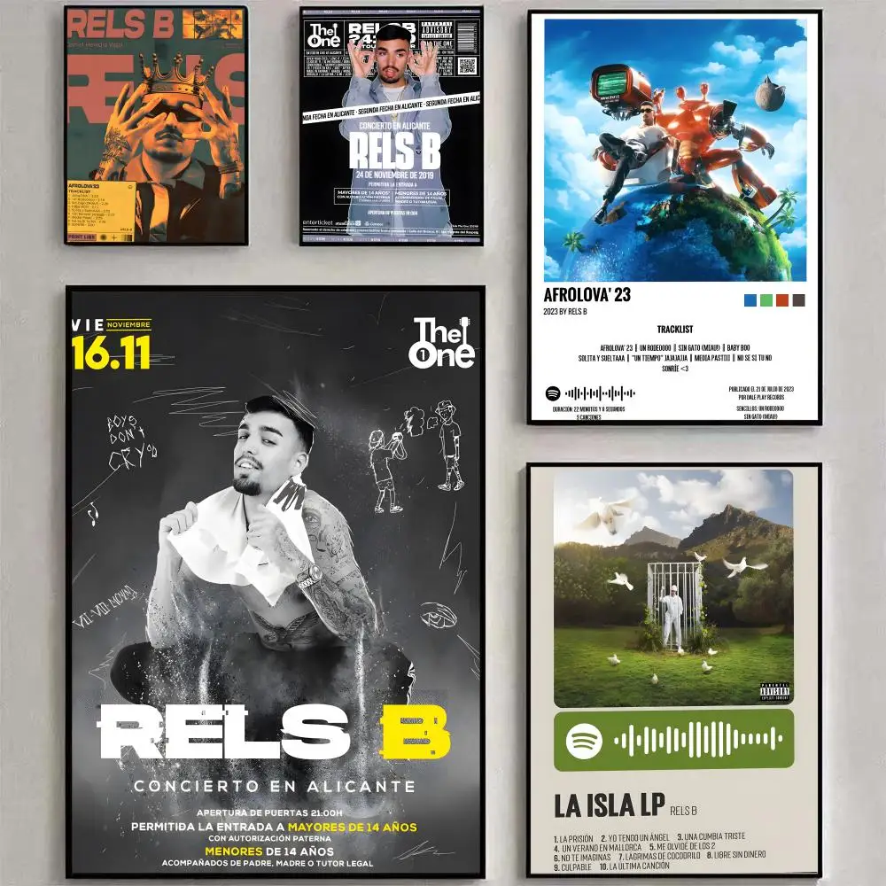 Rapper Singer R-Rels B Couple Room Decor Room Makeover Essentials Vertical Room Graphic Poster