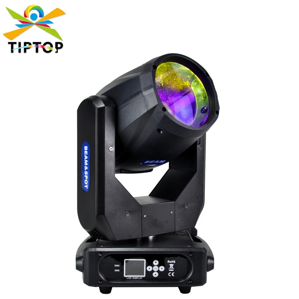 

TIPTOP 250W Moving Head Beam Light Rotation Prism Lens High Precision Optical Spot Gobo Effect Show Light Phrase Motor