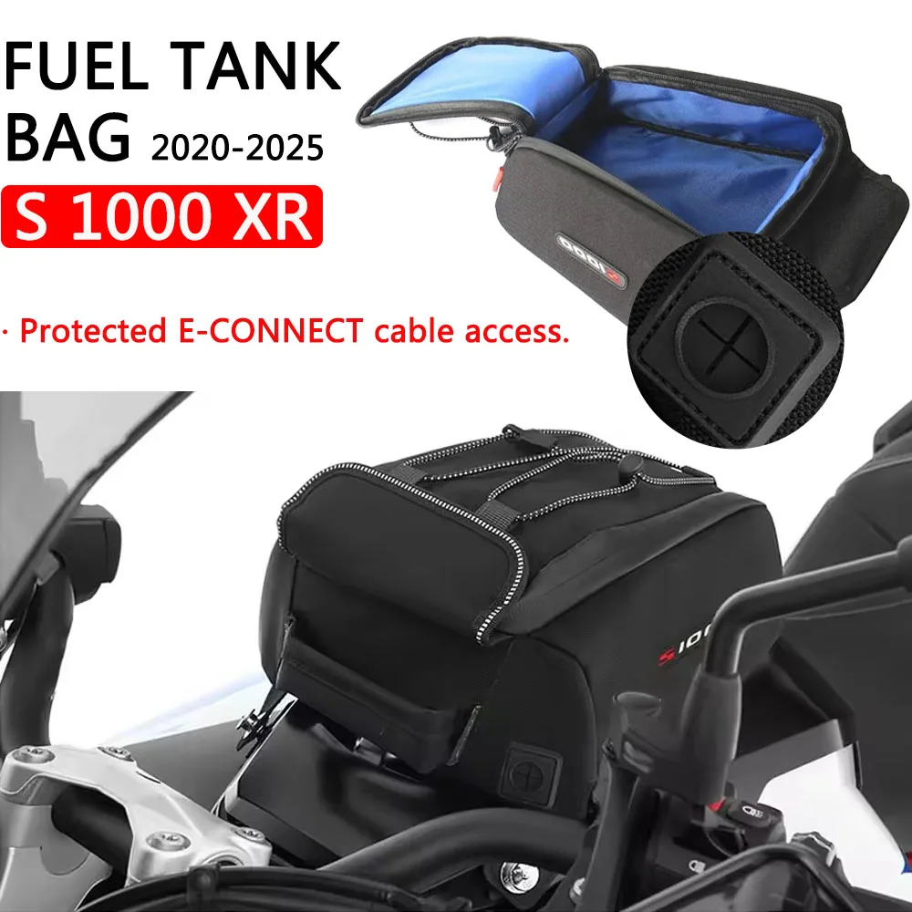 

New Motorcycle Tank Bag Nylon Fuel Oil Tank Bag 4L Portable Phone Tool Bag Black For BMW S1000XR S1000 XR S 1000 XR 2020-2025