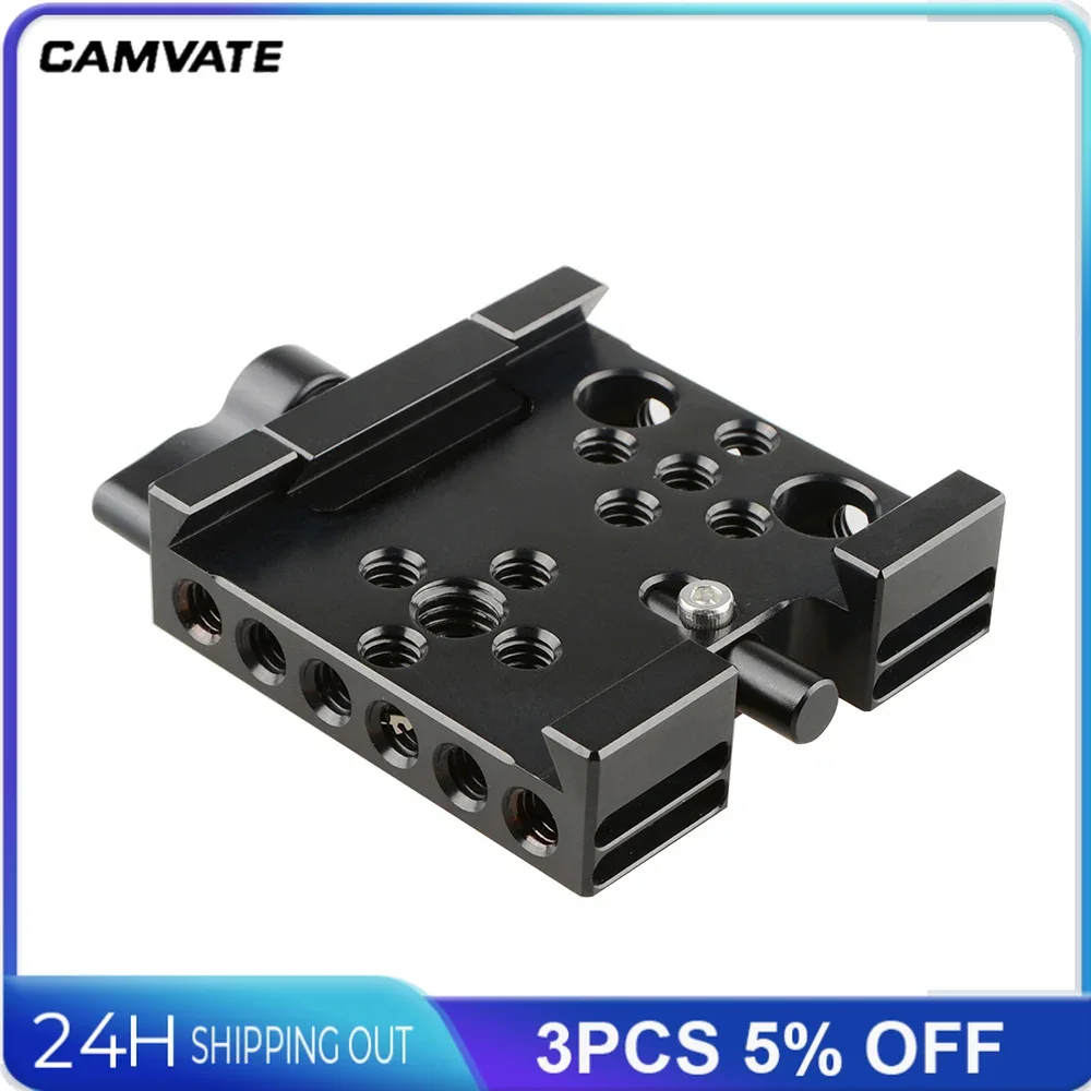 CAMVATE-لوحة تحرير سريعة من المانفروتو ، تصميم منزلق ، شماعة ، مسمار لولبي 20 ، حامل ثلاثي القوائم