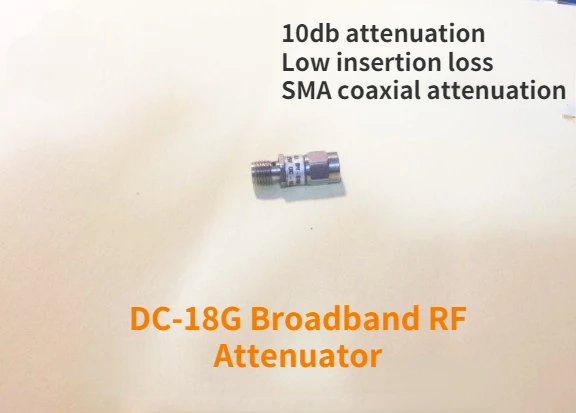 

RF Attenuator Millimeter Wave Attenuator DC-18G 10dB Fixed Attenuator SMA Signal Attenuation