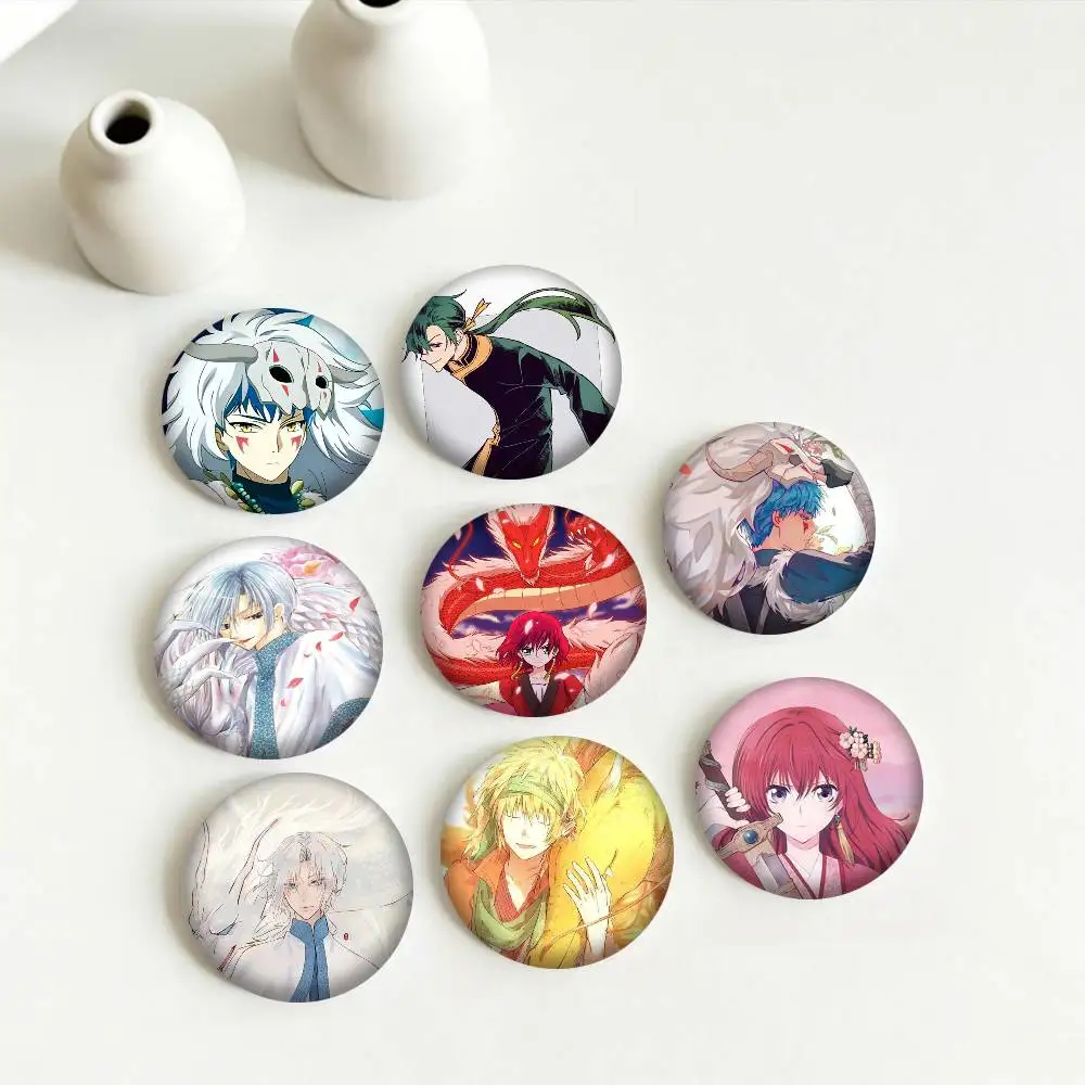 Anime Yona of the Dawn Kija 25mm 32mm 44mm 58mm 75mm Brooches Badges Pins for Accessories Gift