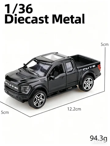 (Bagged) 1/36 New Muscle FUTE Pickup Truck, Pull-back Toy Car, Boy's Toy, Die-cast Metal, Best Pickup Truck Toy