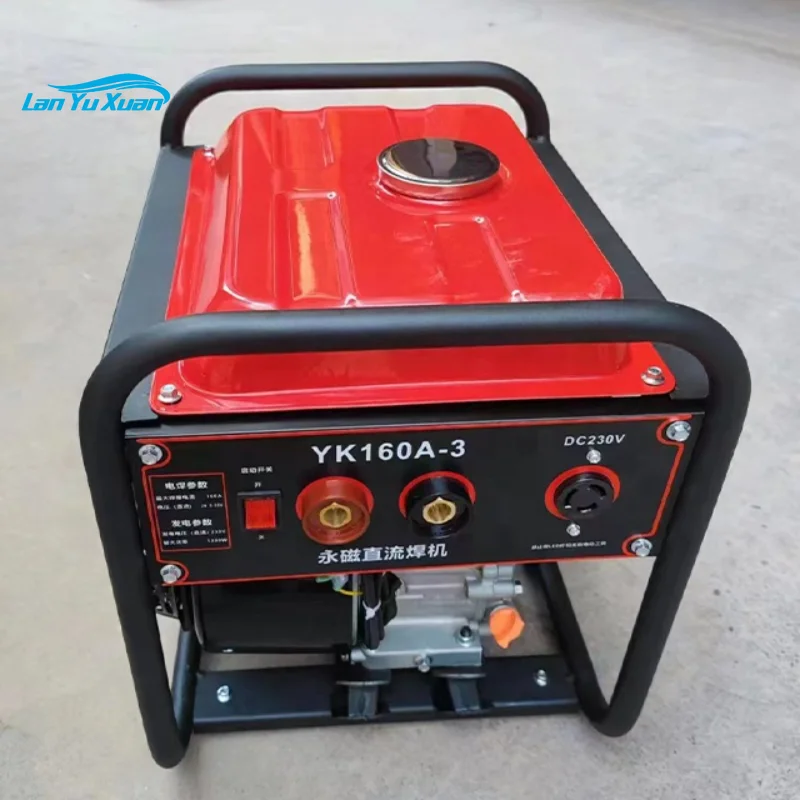 Heavy Duty 220V 50Hz 120V Small Portable Generador in Dubai / Ready to Ship Cheap  Open Frame Welding Machine Generator