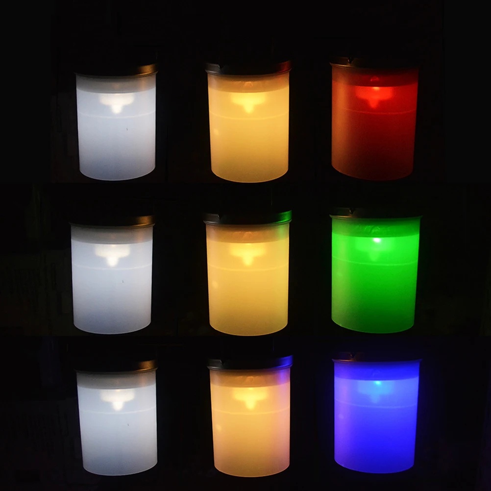 

Solar Lantern Waterproof LED Lights for Outdoors White Patio Cylindrical Lamp Garden Decor Yard Lighting Rechargeable