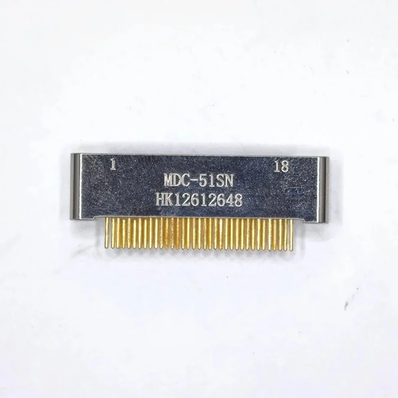 Micro Rectangular Connector MDC-51SN 51-Pin Female Socket Straight PCB Solder Receptacle